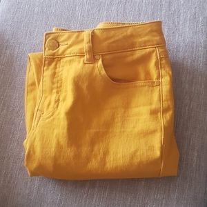 Yellow skinny pants Artisan NY